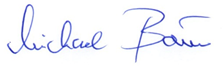 Unterschrift Michael Bauer